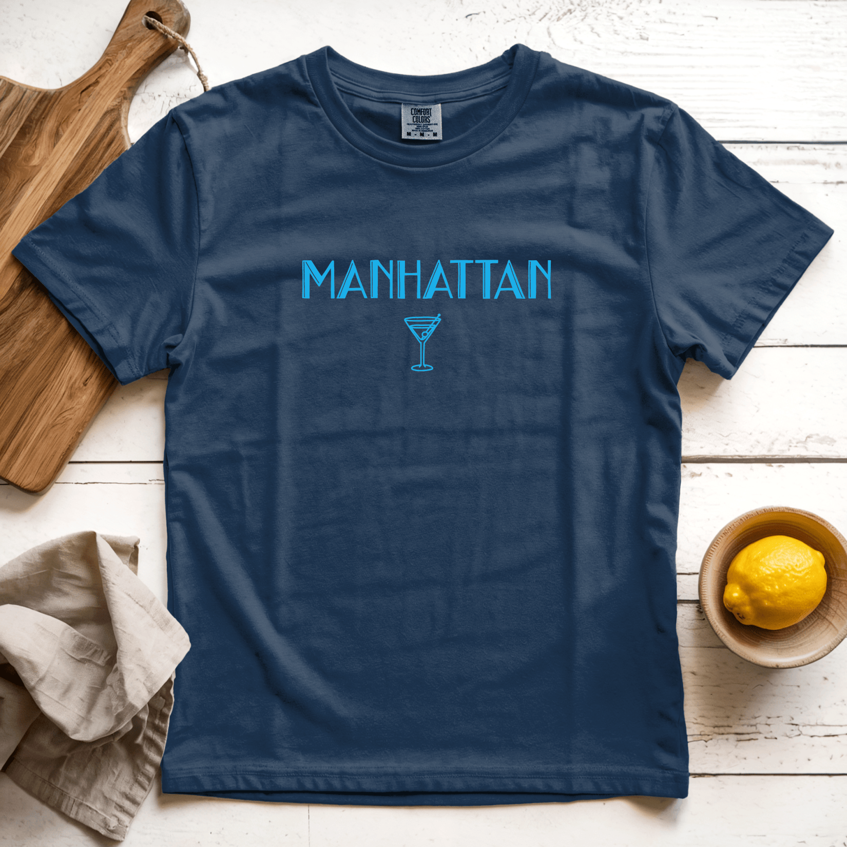 T-Shirts Navy / S Manhattan