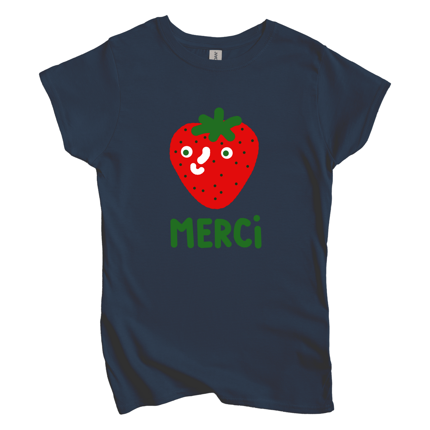 T-Shirt S / Navy Merci: Longoland Women's Tee