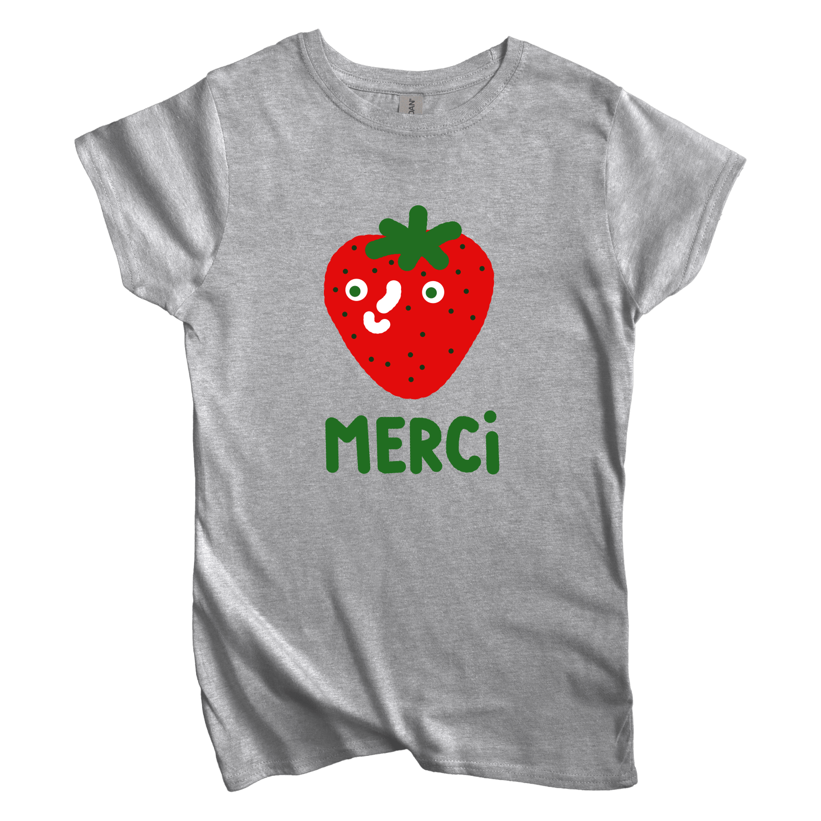 T-Shirt S / Sport Grey Merci: Longoland Women's Tee