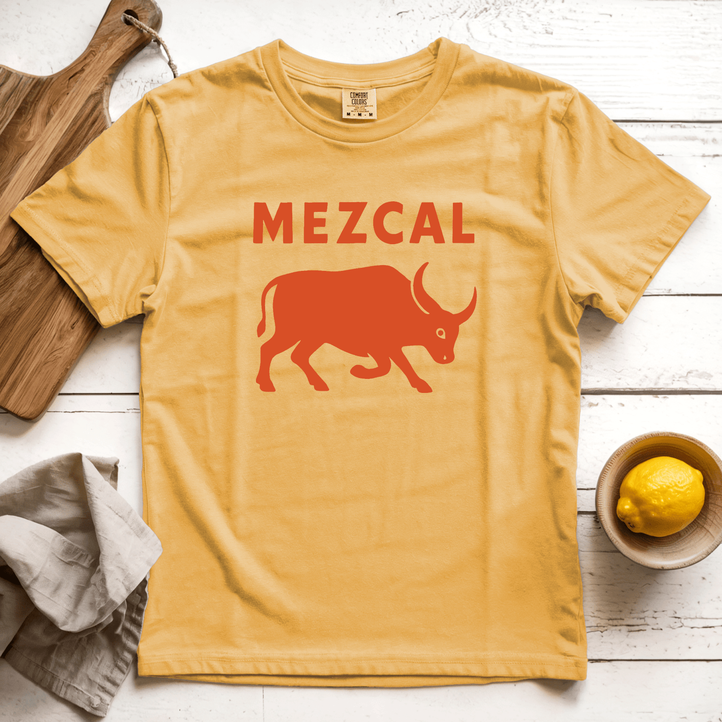 T-Shirt Mustard / S Mezcal Bull