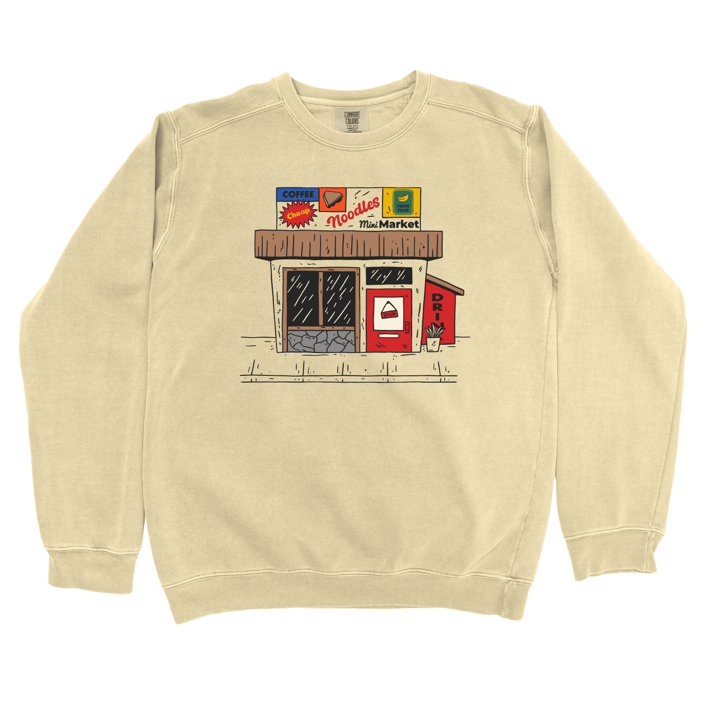T-Shirts Butter / S Mini Mart: Sae Karepe Sweatshirt