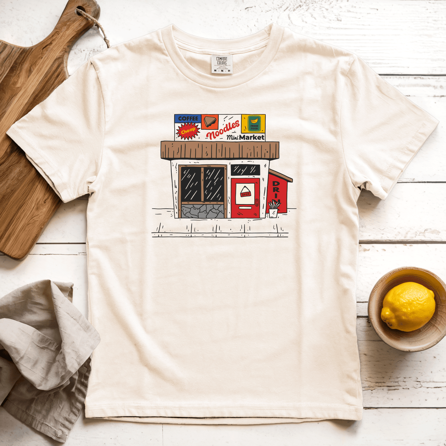 T-Shirts Ivory / S Mini Mart: Sae Karepe