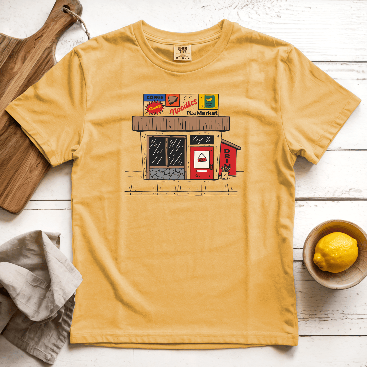 T-Shirts Mustard / S Mini Mart: Sae Karepe