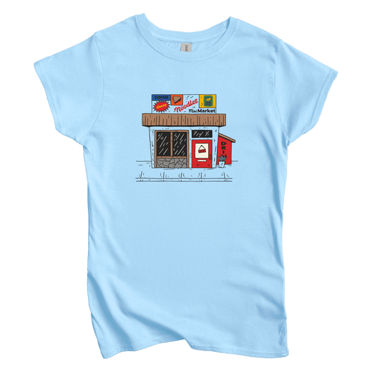 T-Shirts S / Light Blue Mini Mart: Sae Karepe Women's Tee