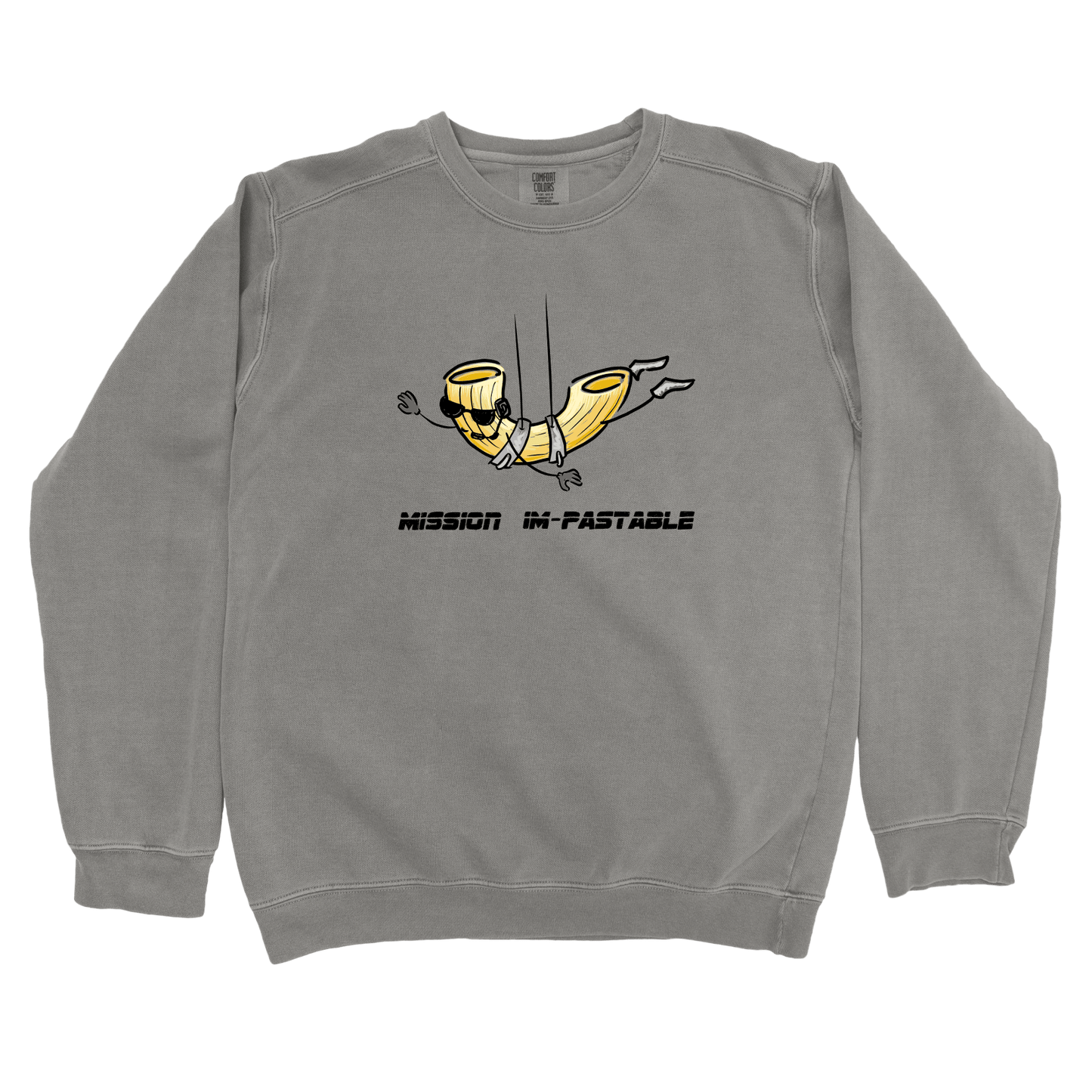 Sweatshirt Grey / S Mission Impastable: Micro Barbi Sweatshirt