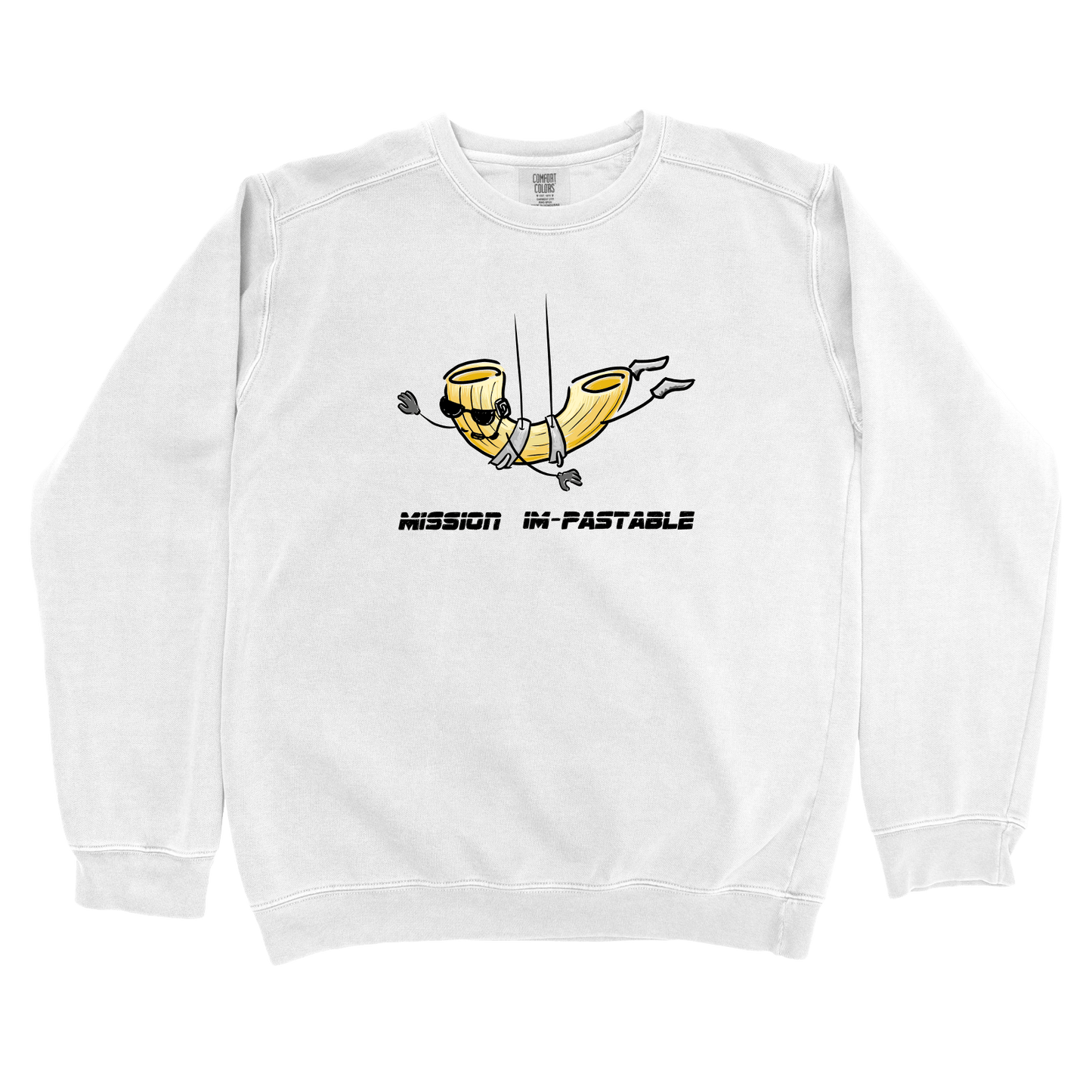 Sweatshirt White / S Mission Impastable: Micro Barbi Sweatshirt