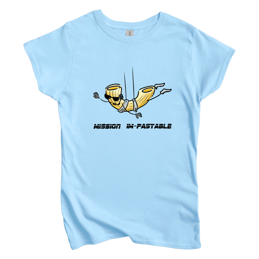 T-Shirt S / Light Blue Mission Impastable: Micro Barbi Women's Tee