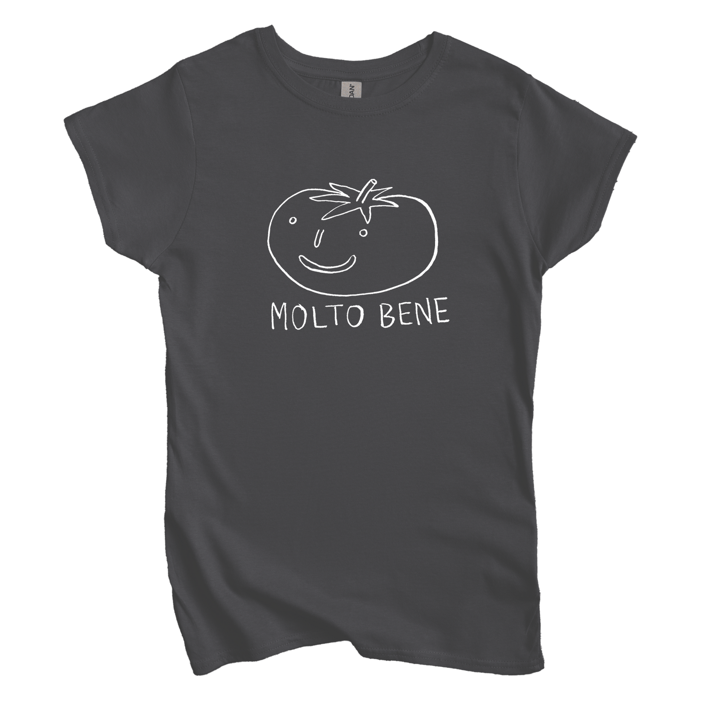 T-Shirt Charcoal / M Molto Bene: Longoland Women's Tee