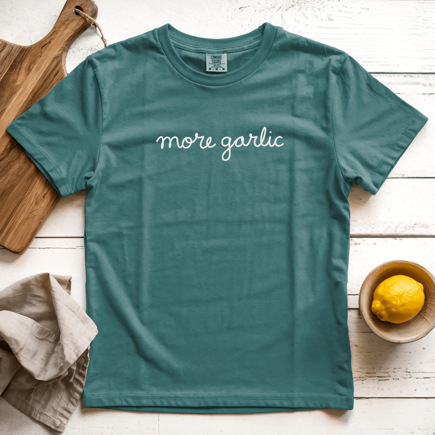 T-Shirts Blue Spruce / S More Garlic