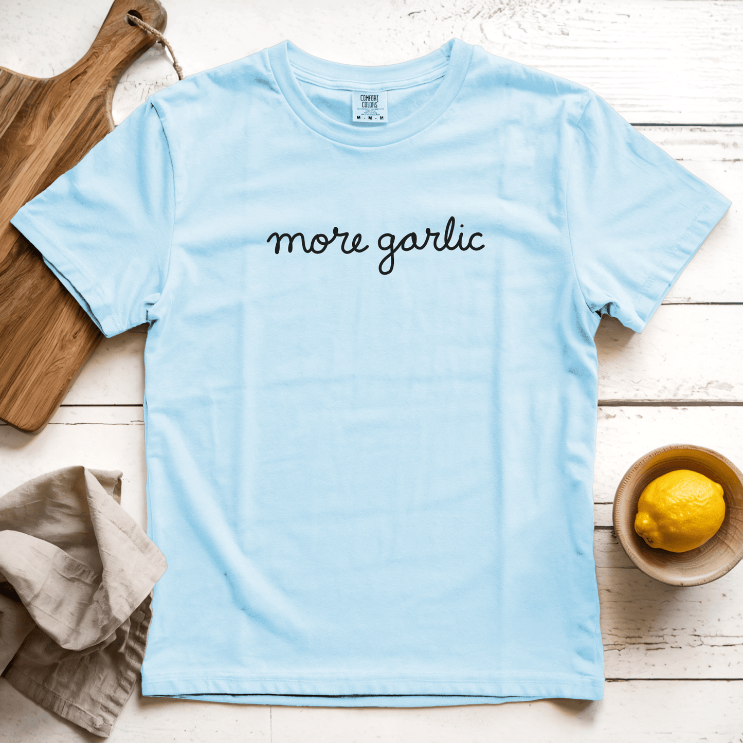 T-Shirts Chambray / S More Garlic