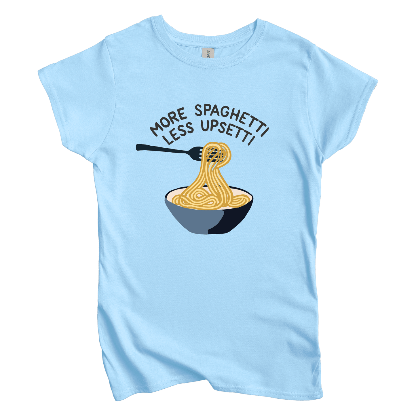 T-Shirt S / Light Blue More Spaghetti Less Regretti Women's Tee