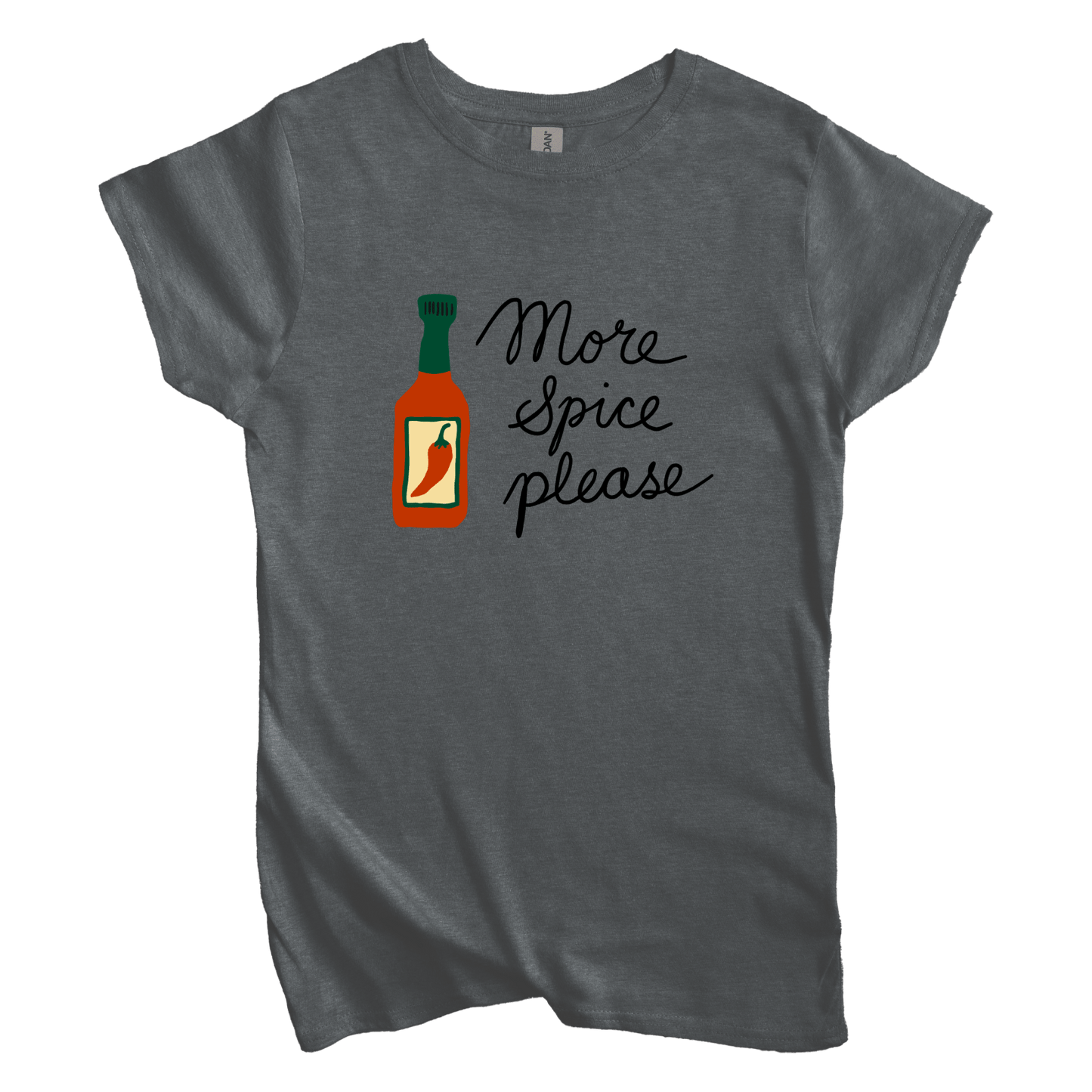 T-Shirt S / Dark Heather More Spice Please Women's Tee