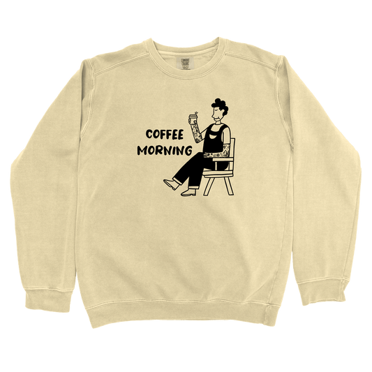 T-Shirts Butter / S Morning Coffee: Sae Karepe Sweatshirt