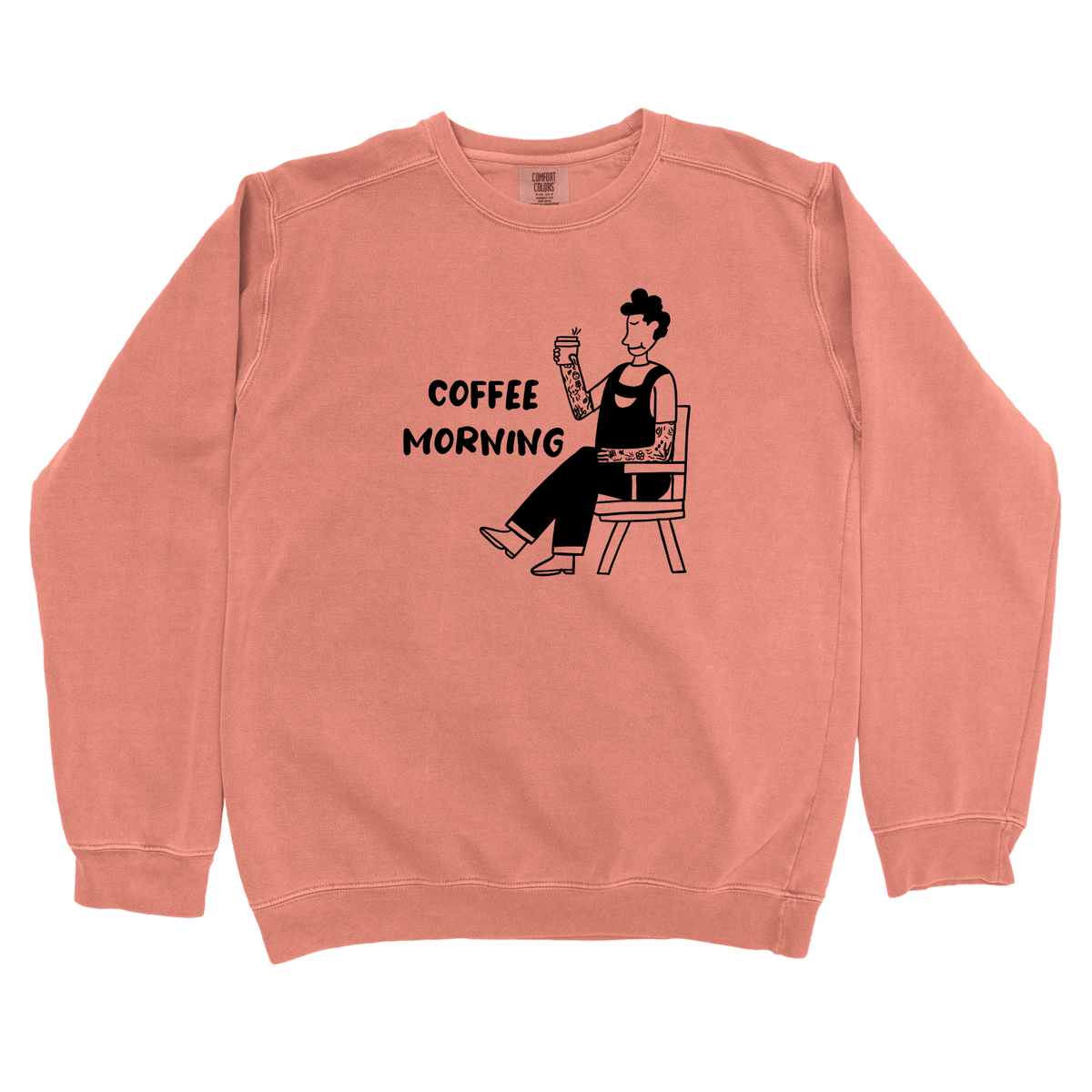 T-Shirts Terracotta / S Morning Coffee: Sae Karepe Sweatshirt