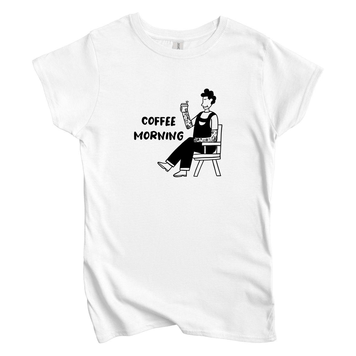 T-Shirts S / White Morning Coffee: Sae Karepe Women's Tee