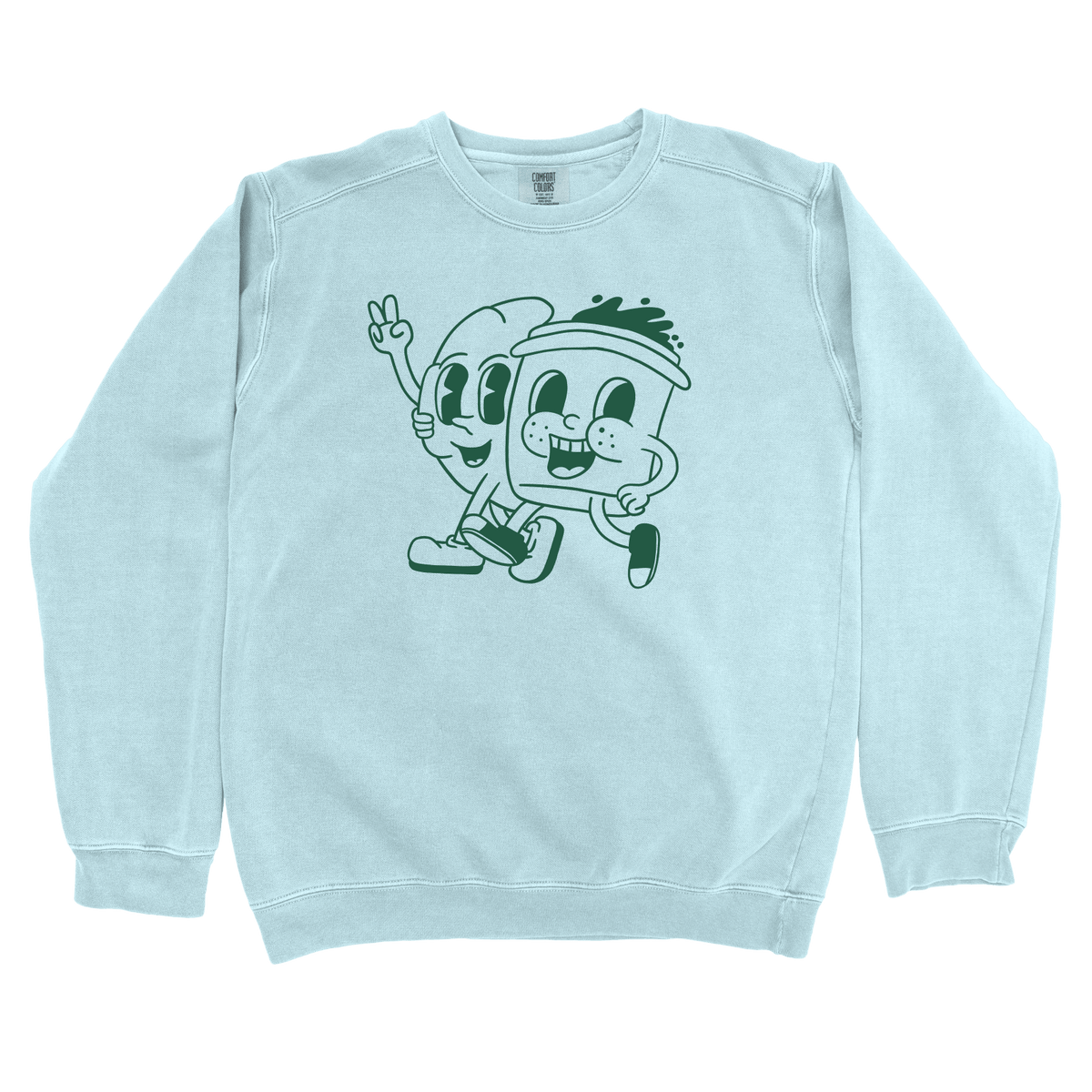 T-Shirts Chambray / S Morning Crew: Sae Karepe Sweatshirt