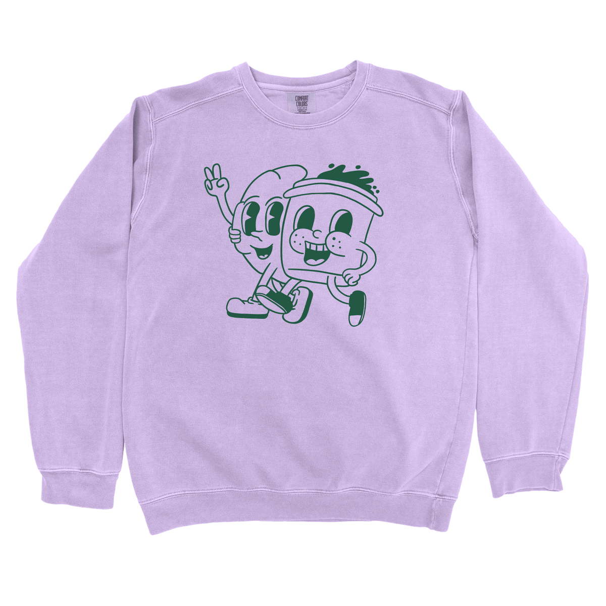 T-Shirts Orchid / S Morning Crew: Sae Karepe Sweatshirt