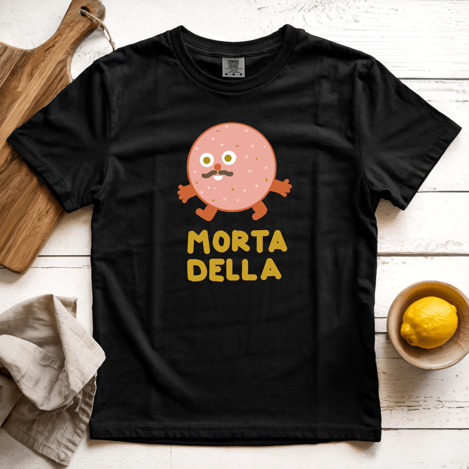 T-Shirt Black / S Mortadella: Longoland