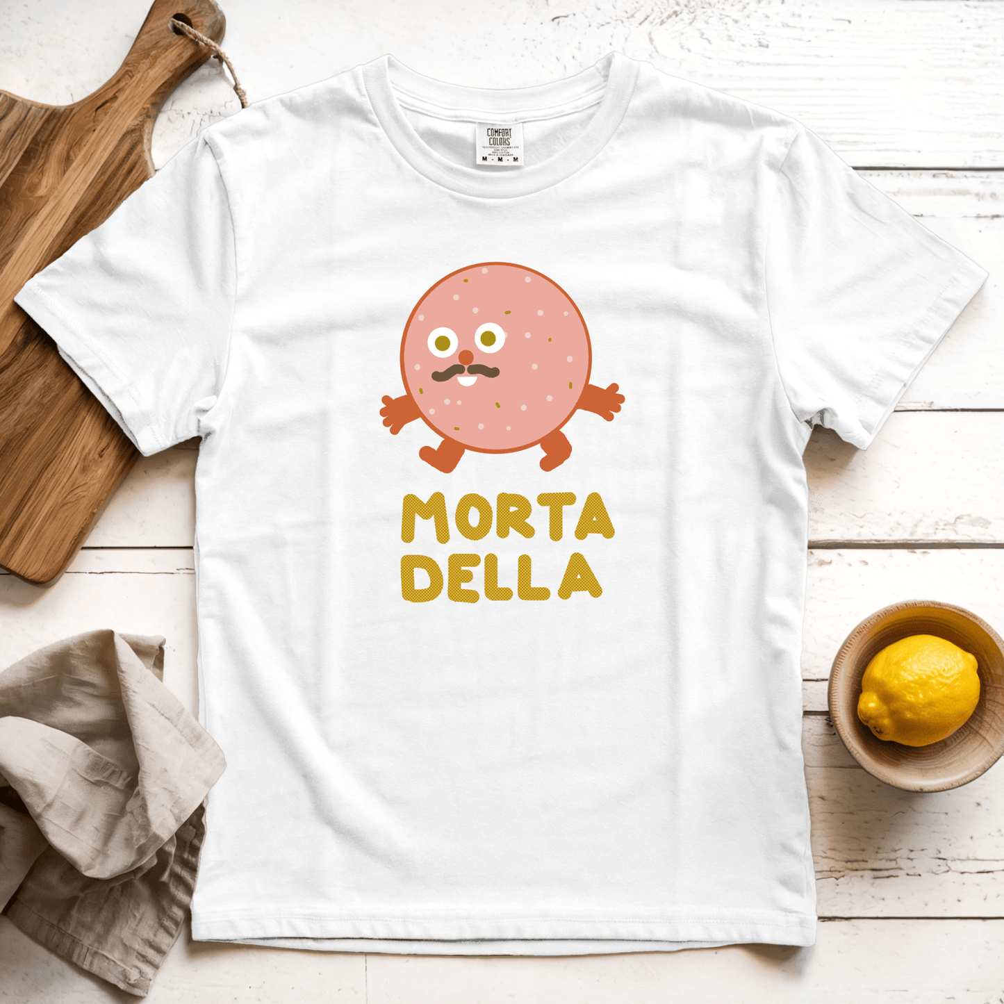 T-Shirt White / S Mortadella: Longoland