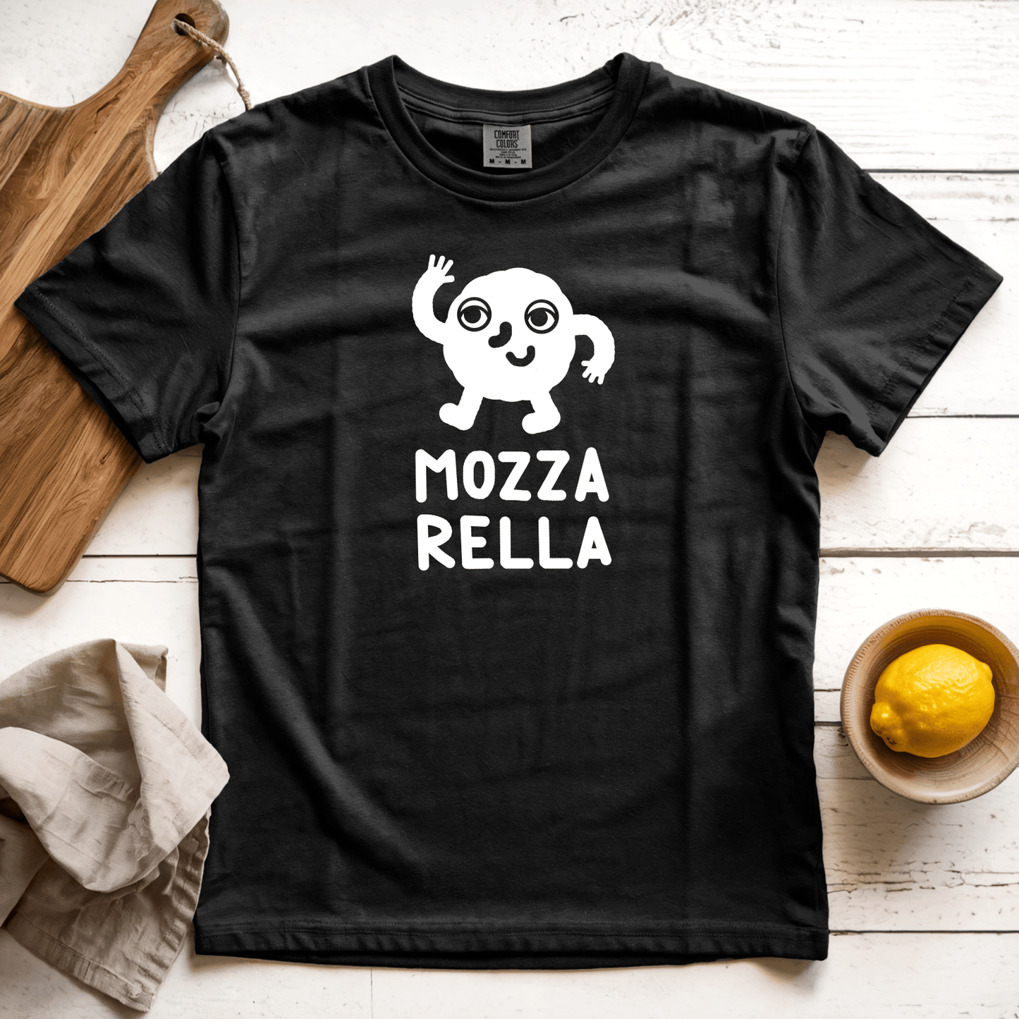 T-Shirts Black / S Mozzarella: Longoland