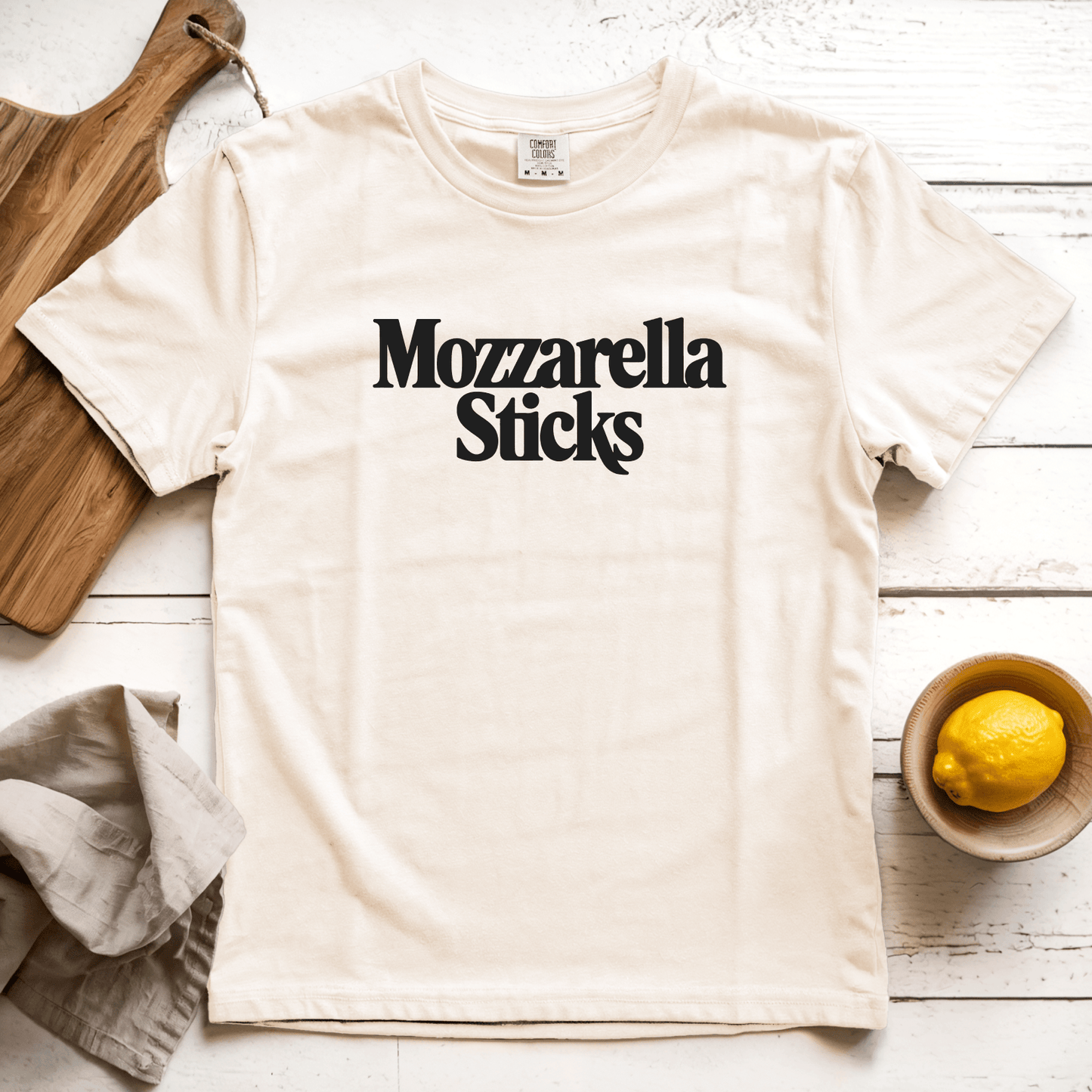 T-Shirt Ivory / S Mozzarella Sticks