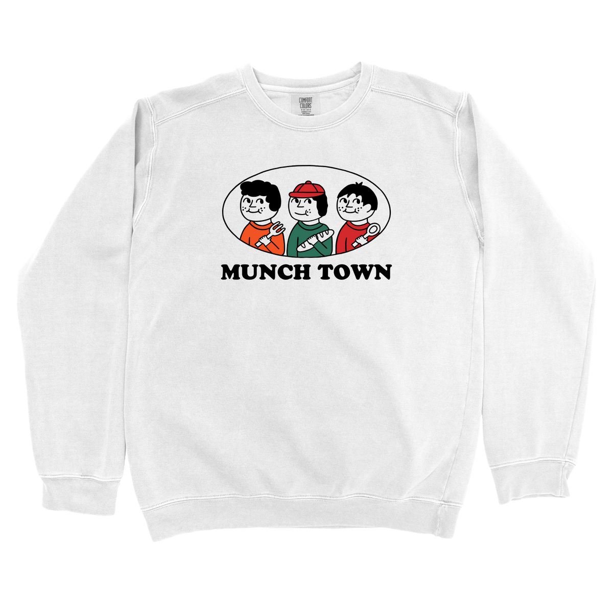 T-Shirts White / S Munch Town: Sae Karepe Sweatshirt