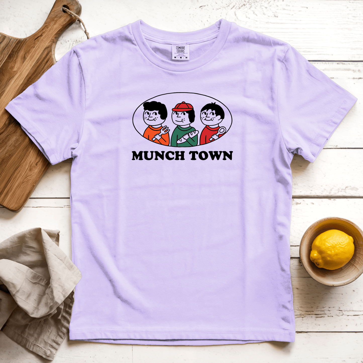 T-Shirts Orchid / S Munch Town: Sae Karepe