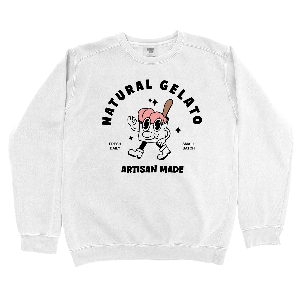 T-Shirts White / S Natural Gelato: Sae Karepe Sweatshirt
