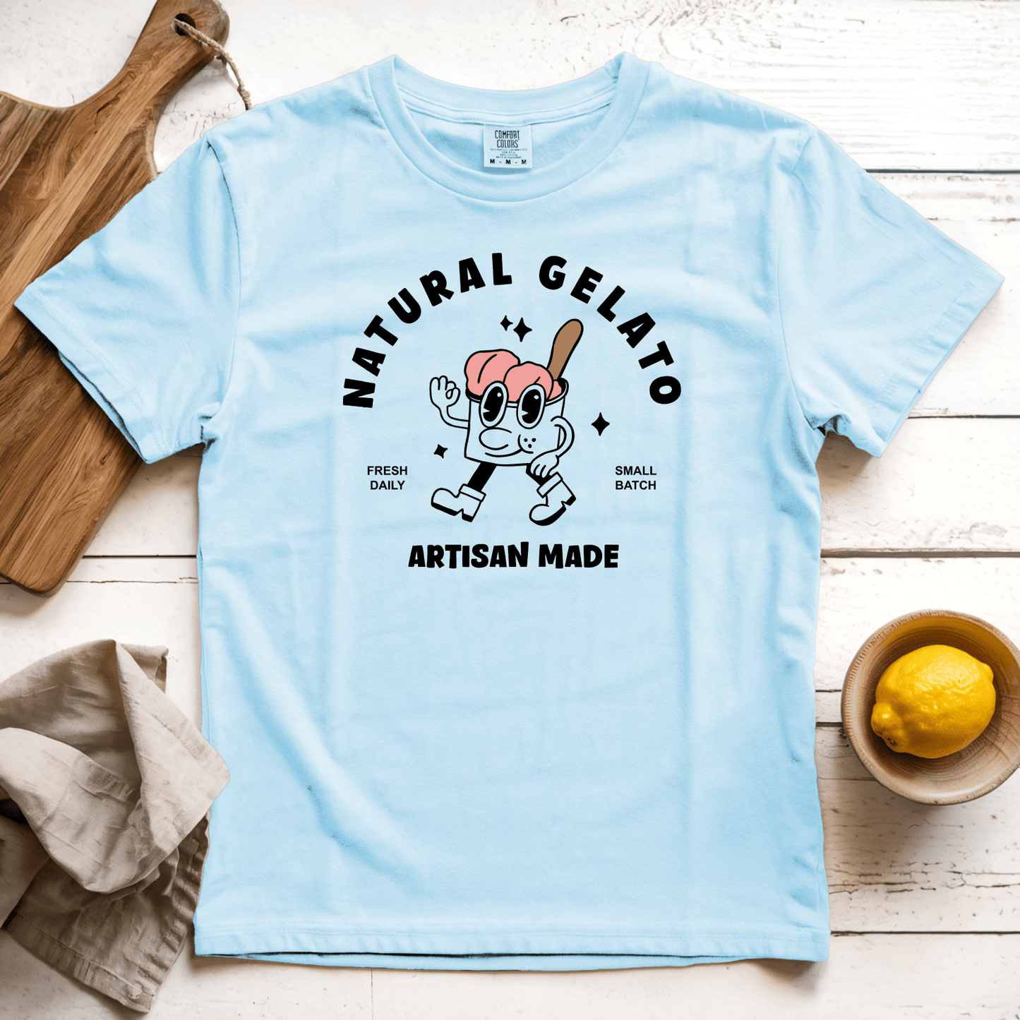 T-Shirts Chambray / S Natural Gelato: Sae Karepe