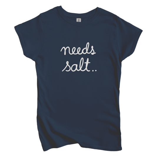 T-Shirt Navy / S Needs Salt Women's Tee