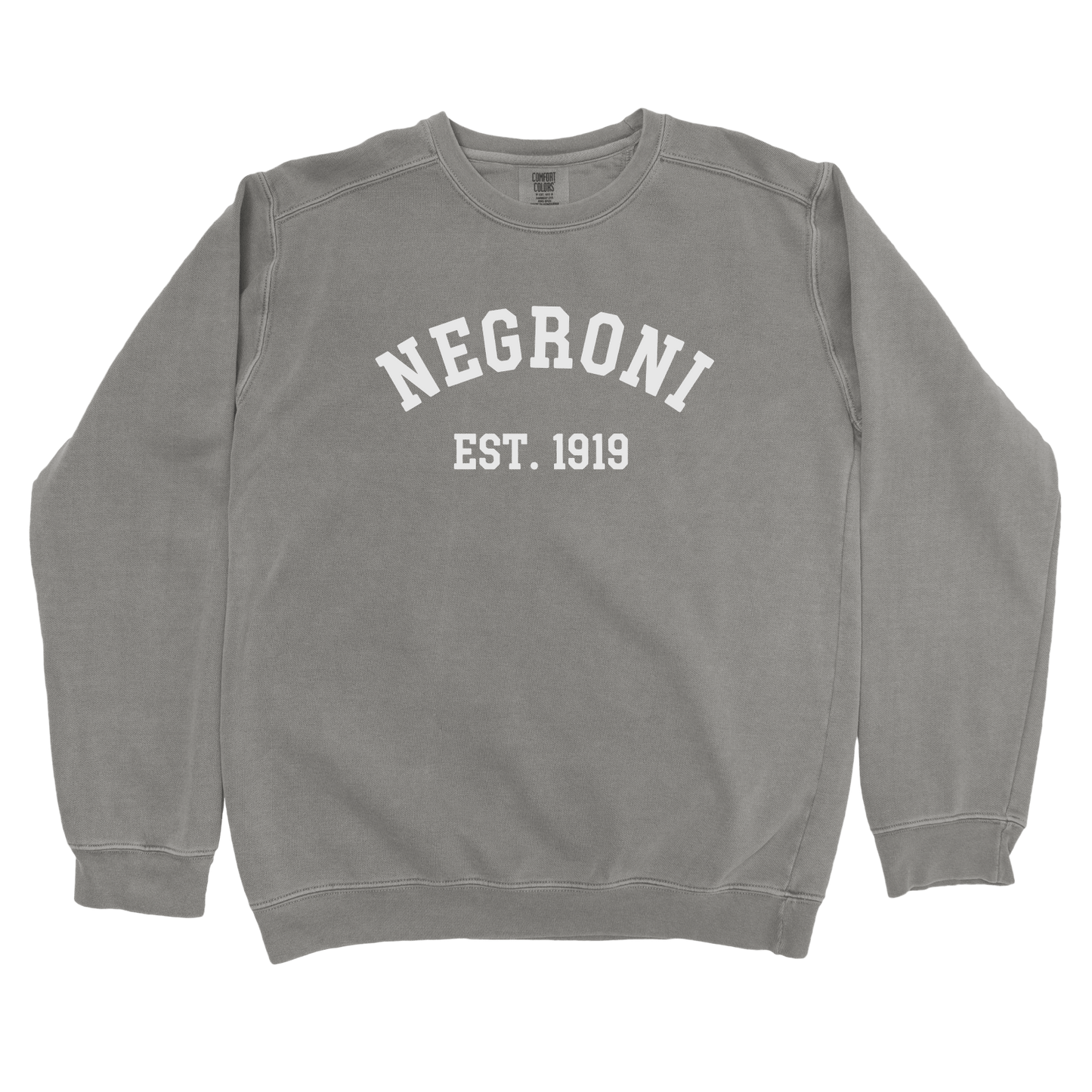 T-Shirts Grey / S Negroni est 1919 Sweatshirt