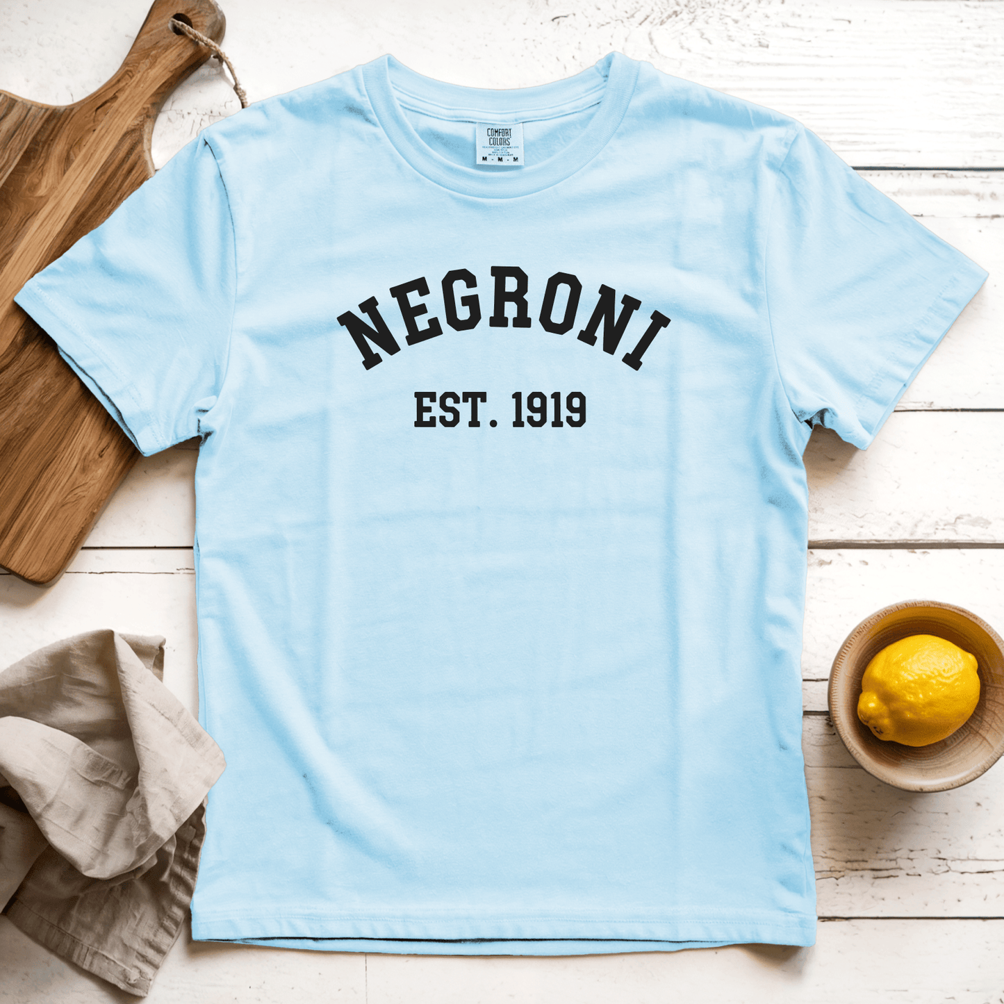 T-Shirt Chambray / S Negroni est 1919