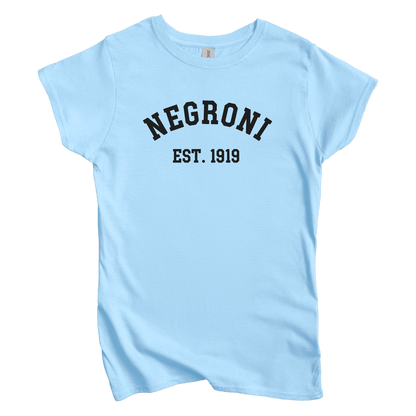 T-Shirts S / Light Blue Negroni est 1919 Women's Tee