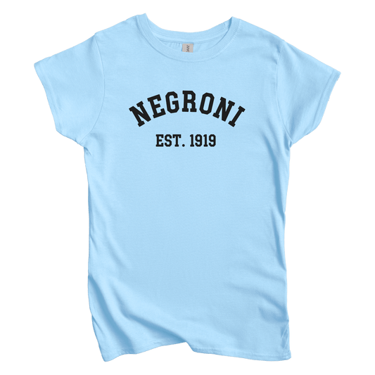 T-Shirts S / Light Blue Negroni est 1919 Women's Tee