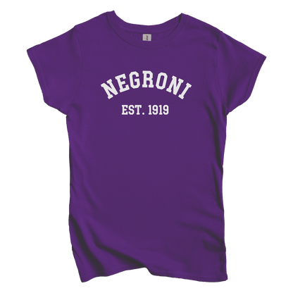 T-Shirts S / Purple Negroni est 1919 Women's Tee