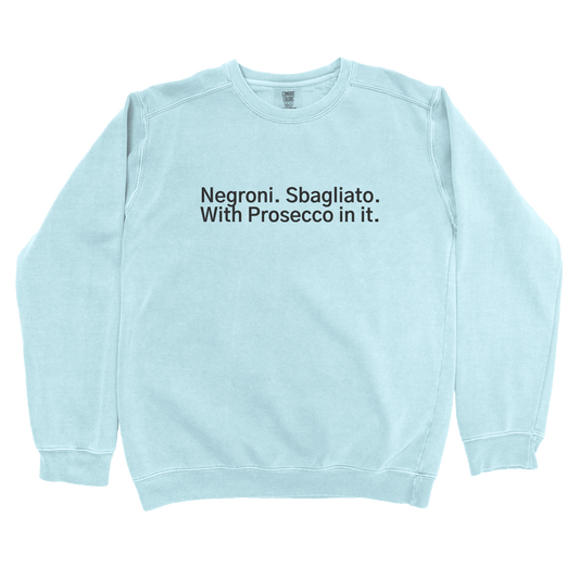 Sweatshirt Chambray / S Negroni. Sbagliato. With Processo in it Sweatshirt