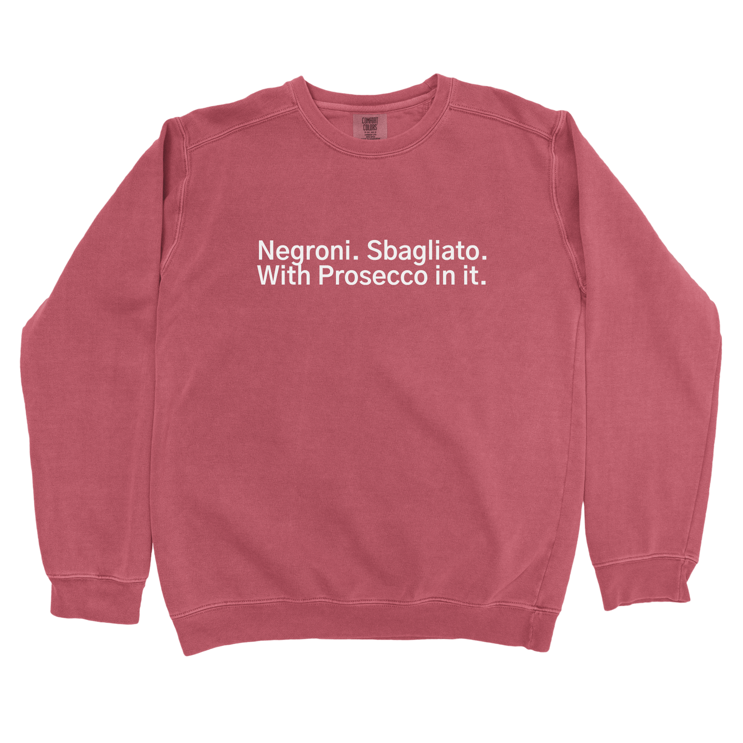Sweatshirt Crimson / S Negroni. Sbagliato. With Processo in it Sweatshirt