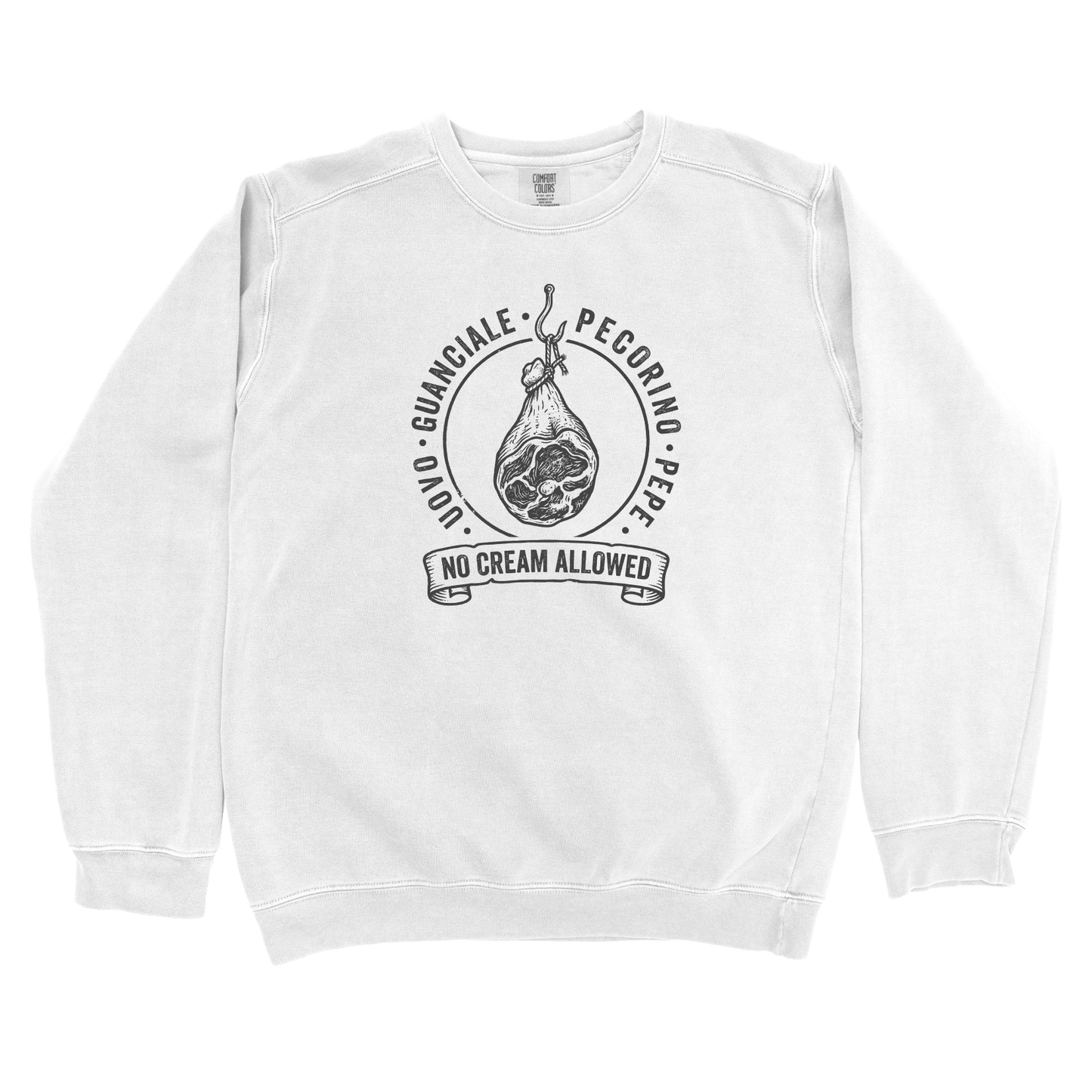 T-Shirts White / S No Cream Allowed Sweatshirt
