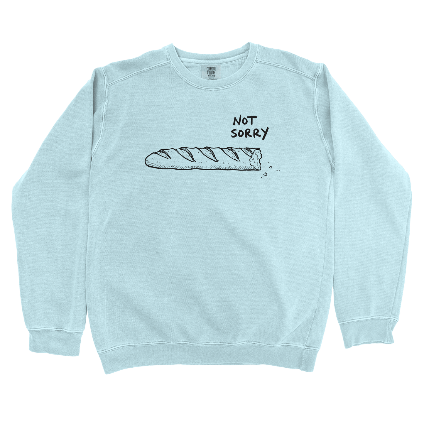 T-Shirts Chambray / S Not Sorry Sweatshirt