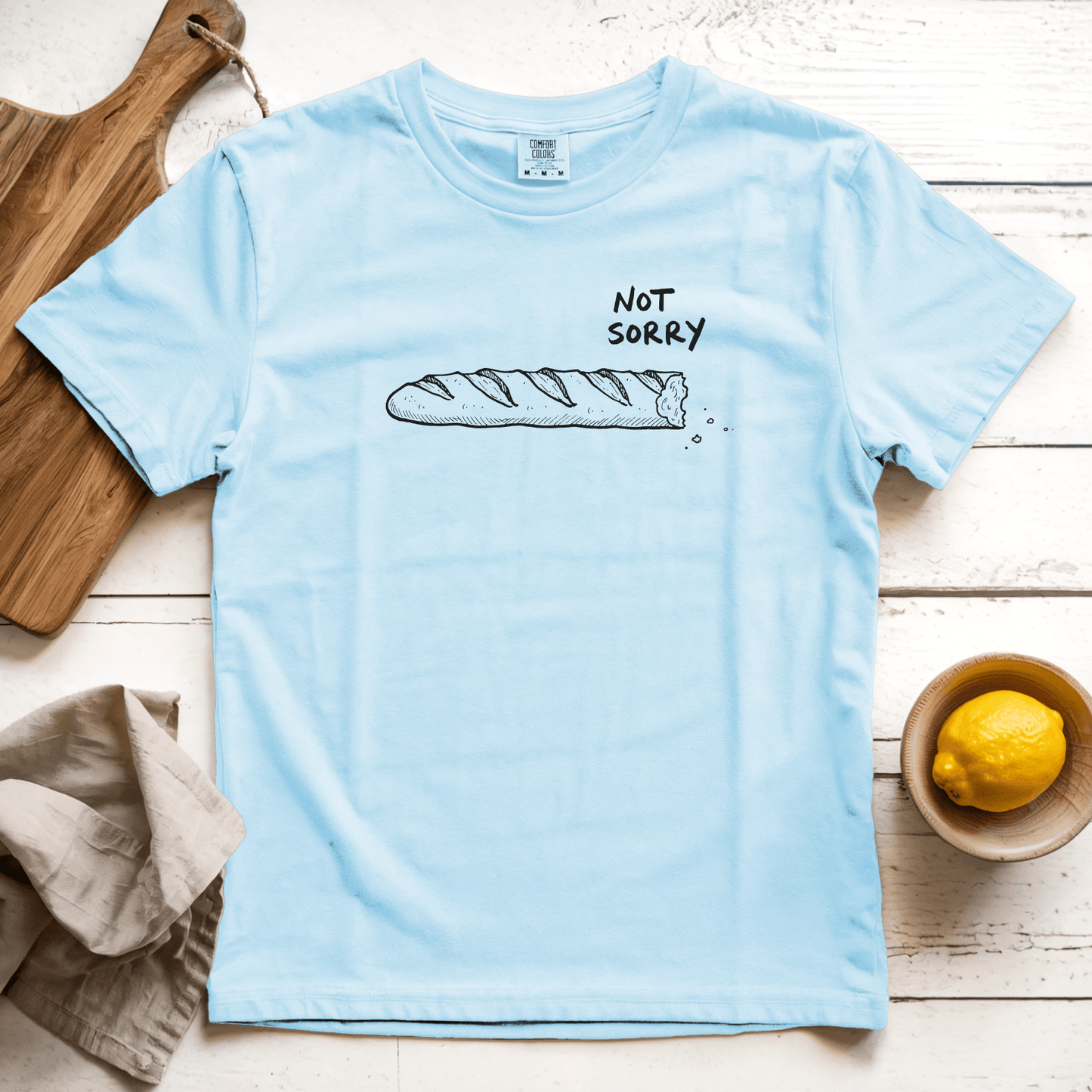 T-Shirts Chambray / S Not Sorry