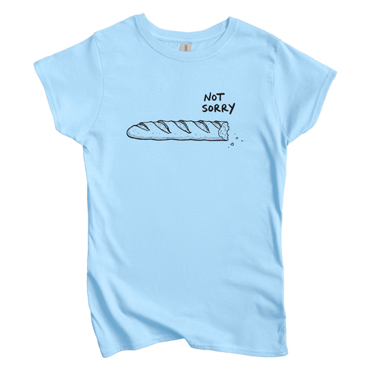 T-Shirts S / Light Blue Not Sorry Women's Tee