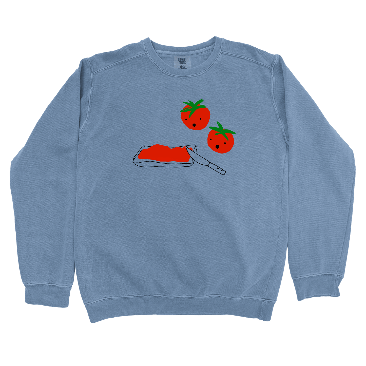 Sweatshirt Blue Jean / S Oh No: Woblylines Sweatshirt
