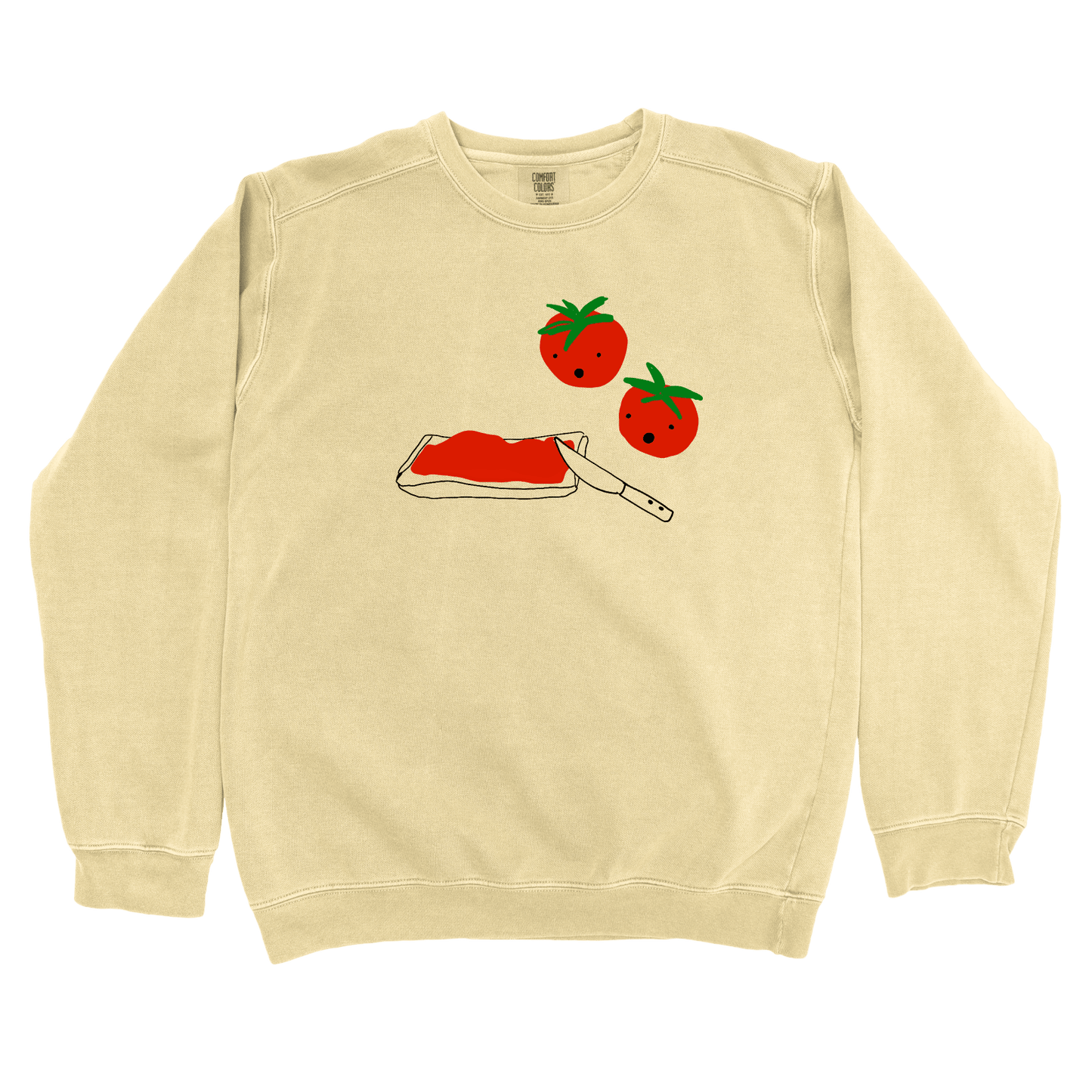 Sweatshirt Butter / S Oh No: Woblylines Sweatshirt