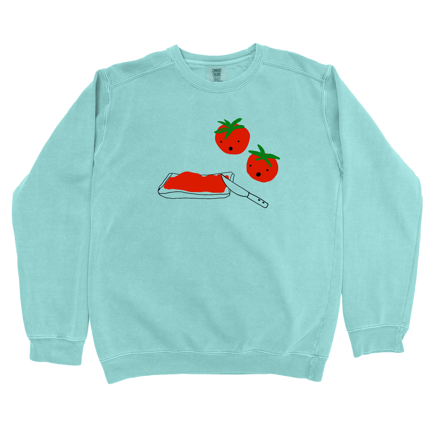 Sweatshirt Chalky Mint / S Oh No: Woblylines Sweatshirt