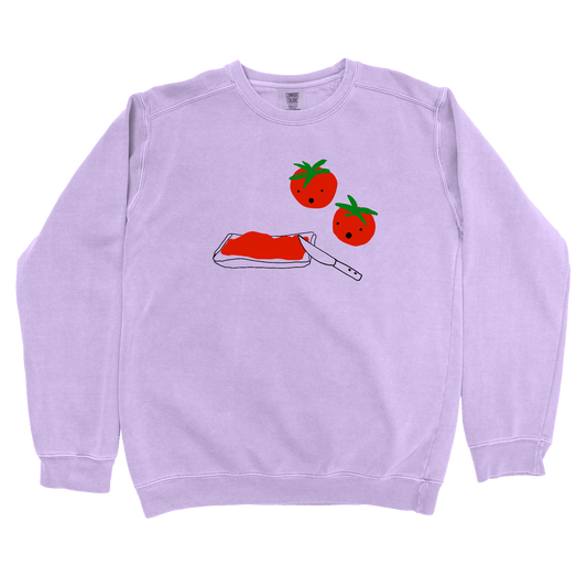 Sweatshirt Orchid / S Oh No: Woblylines Sweatshirt