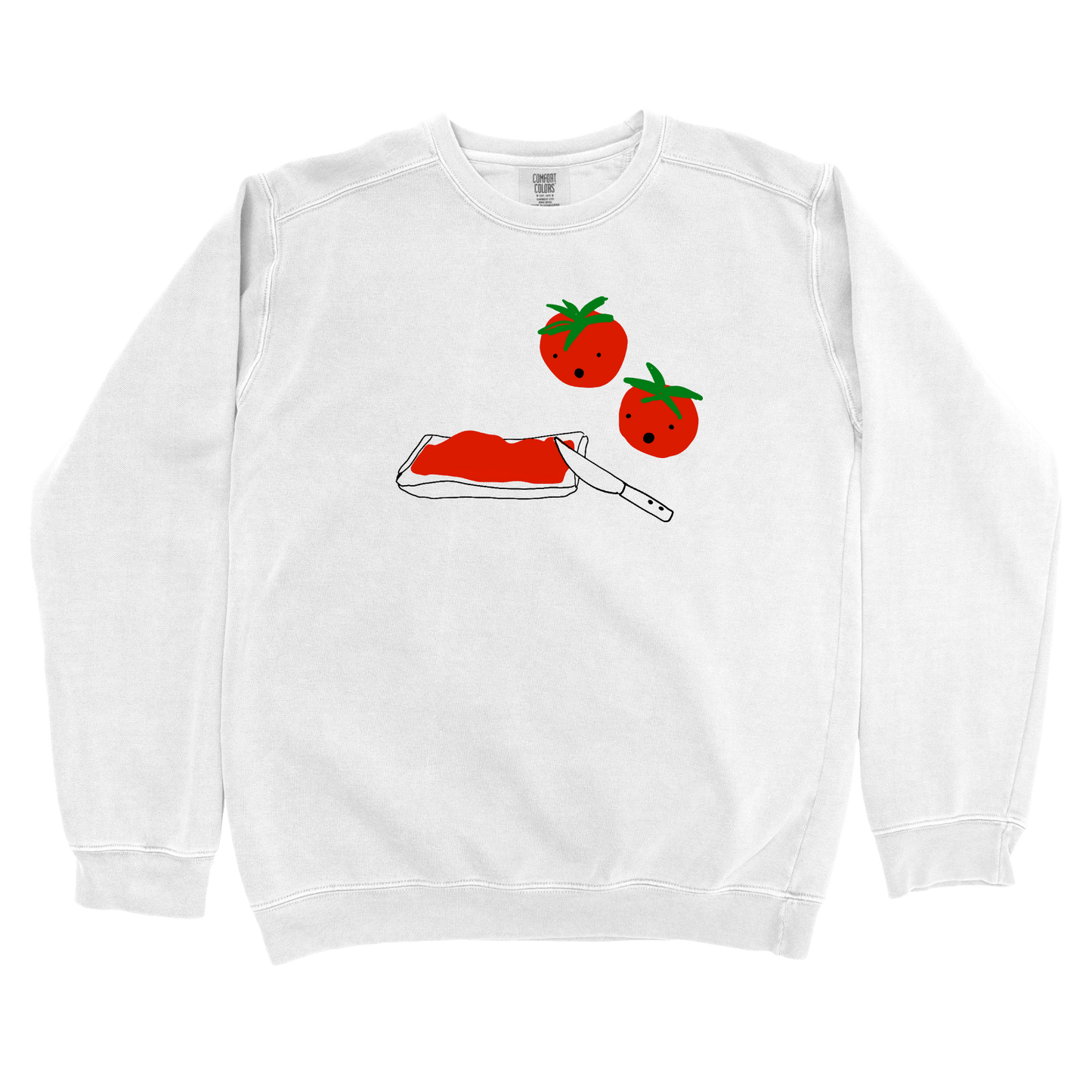 Sweatshirt White / S Oh No: Woblylines Sweatshirt