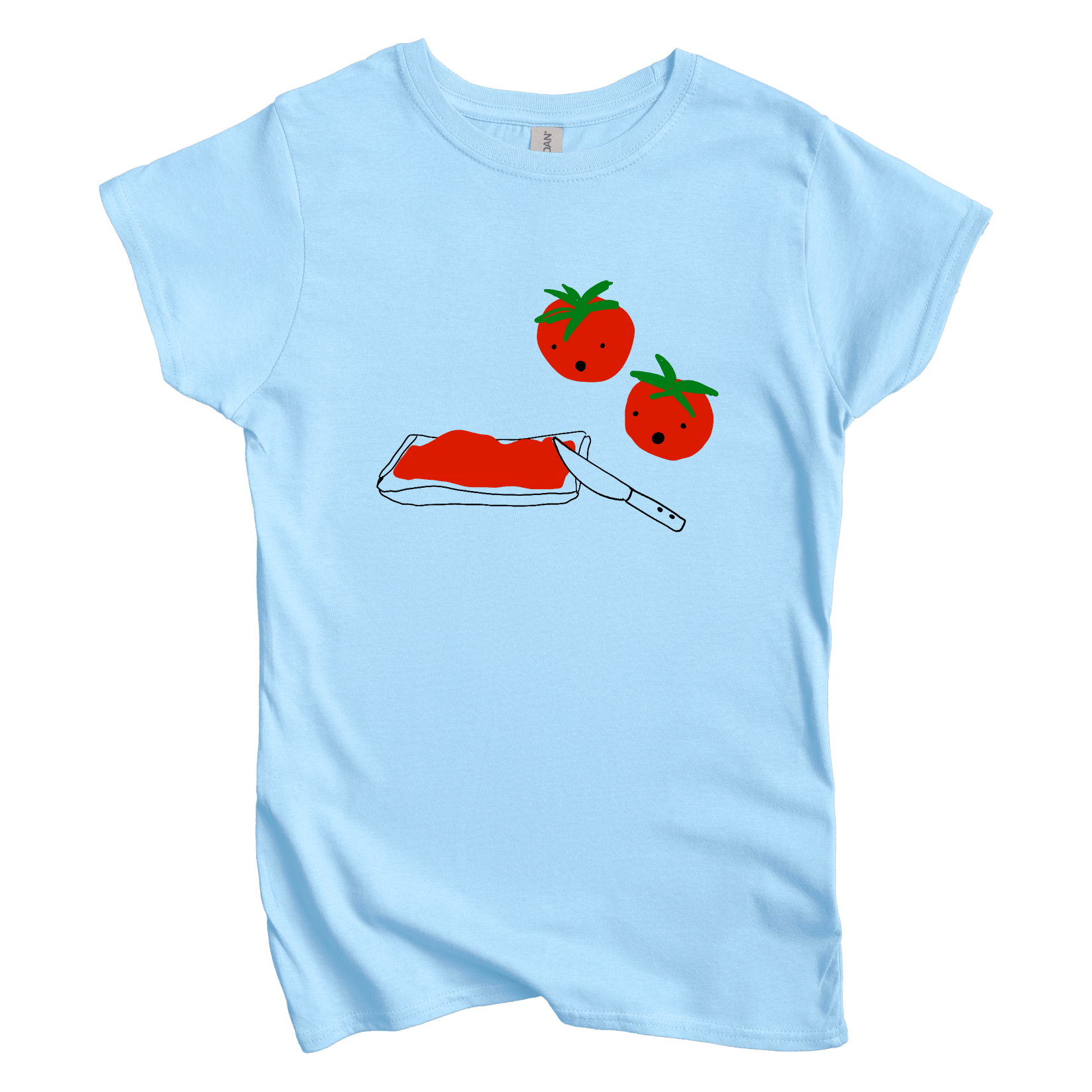 T-Shirt S / Light Blue Oh No: Woblylines Women's Tee