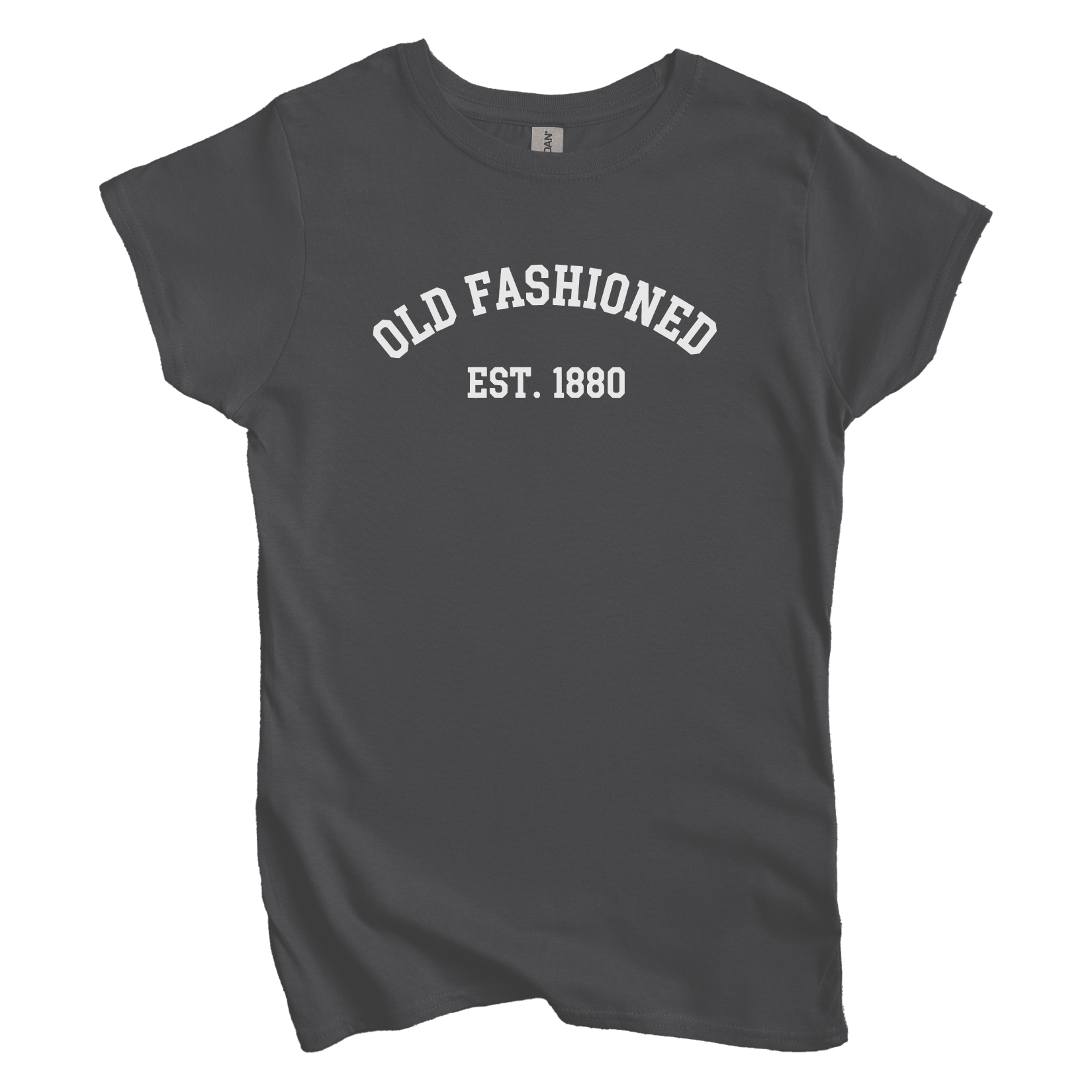 T-Shirts M / Charcoal Old Fashioned est 1880 Women's Tee