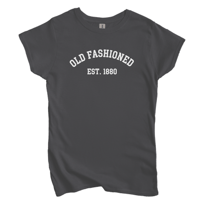 T-Shirts M / Charcoal Old Fashioned est 1880 Women's Tee
