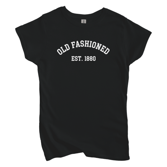 T-Shirts S / Black Old Fashioned est 1880 Women's Tee